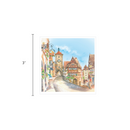 German Souvenir Rothenberg Fridge Color Tile Magnet