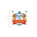 "Papa is the Greatest" Magnet Tile Papa Gift Idea