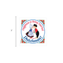 Dutch Souvenirs Magnet Tile (Happiness Married to Dutchman)