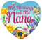 "My Blessings Call me Nana" Heart Magnet Tile  - GermanGiftOutlet.com