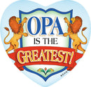 Ceramic Tile Magnet: Opa Greatest - GermanGiftOutlet.com
 - 1