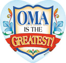 Ceramic Tile Magnet: Oma Greatest - GermanGiftOutlet.com
