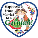 Magnetic Tile: Married to German - GermanGiftOutlet.com - 1