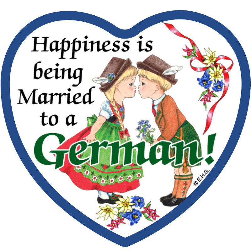 Magnetic Tile: Married to German - GermanGiftOutlet.com - 1