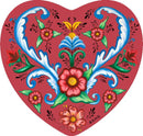 Tile Magnet: Rosemaling Hearts - GermanGiftOutlet.com
 - 1