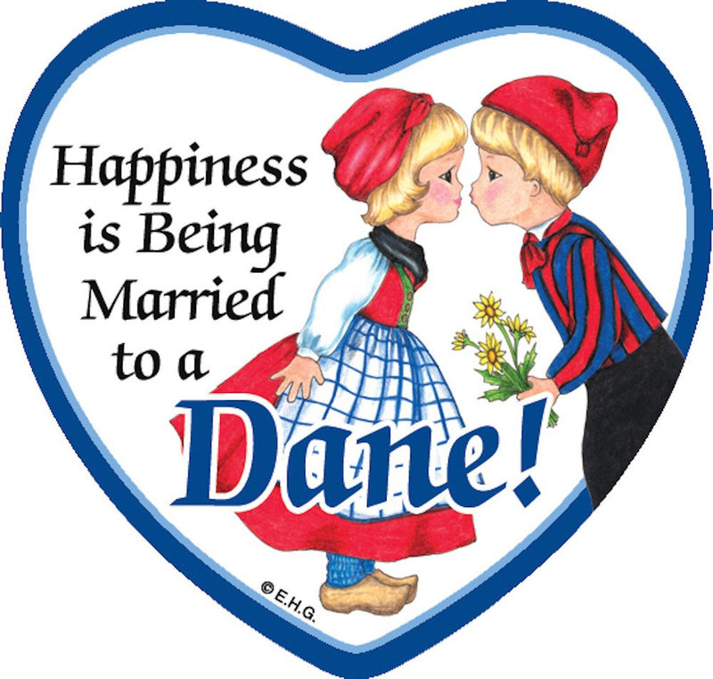 Fridge Tile: Married to Dane - GermanGiftOutlet.com
 - 1