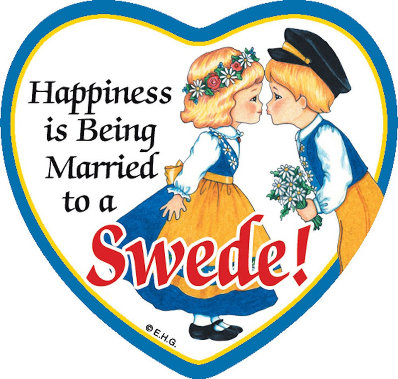 Magnetic Tile: Married to Swede - GermanGiftOutlet.com
 - 1