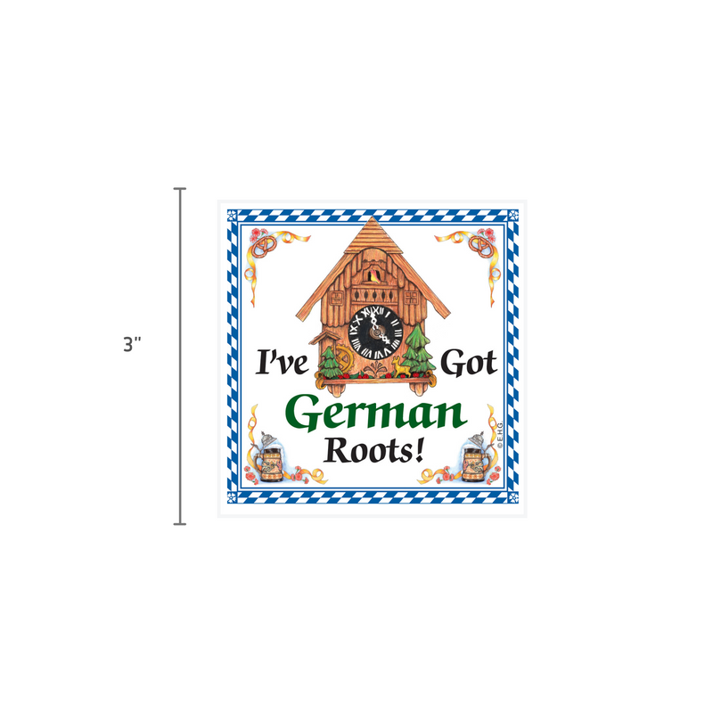 German Gift Idea Magnet (German Roots)