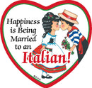 Tile Magnet: Married to Italian - GermanGiftOutlet.com
 - 1