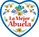 Abuela Gift "La Mejor Abuela" Heart Magnet Tile  - GermanGiftOutlet.com