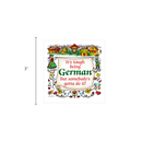 German Gift Idea Magnet (Tough Being German)