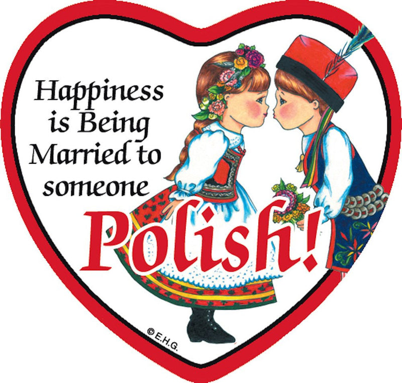 Tile Magnet: Married to Polish - GermanGiftOutlet.com
 - 1
