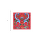 Tile Magnet: Hearts & Rosemaling
