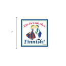 Finnish Souvenirs Magnet Tile: (Kiss Cook)