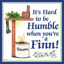 Finnish Souvenirs Magnetic Tile: (Humble Finn)