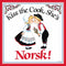 Norwegian Gift Magnet Tile (Kiss Norsk Cook)