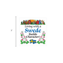 Swedish Souvenirs Magnet Tile (Living With Swede)