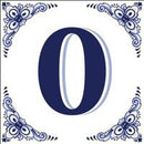 House Numbers Tile Blue and White - GermanGiftOutlet.com
 - 10