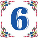 German House Numbers Tile - GermanGiftOutlet.com
 - 6