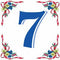 German House Numbers Tile - GermanGiftOutlet.com
 - 7