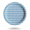 Oktoberfest Party Supplies 9" Paper Party Plates 8 Pack with Bavarian Checkered Pattern