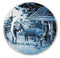 Collectible Plates Blacksmith Blue-PL08