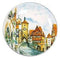 Collectible Plate European Village Color - DutchGiftOutlet.com - 1