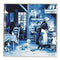 Dutch Gift Delft Blue Tile Family Scene - GermanGiftOutlet.com
