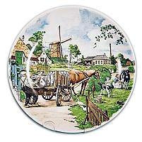 Collectible Plates Milkman Color-PL05