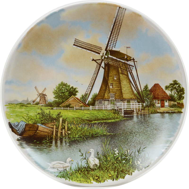 Collectible Plates Mill with Geese Color-PL07