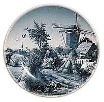 Collectible Plates Summer Scene Blue-PL09