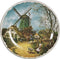 Collectible Plate Fall Scene Color - DutchGiftOutlet.com