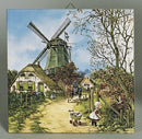 Collectible Dutch Tile Four Seasons Fall Color - GermanGiftOutlet.com
