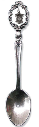 Silver Plated German Collectible Cuckoo Clock Spoon-SP05