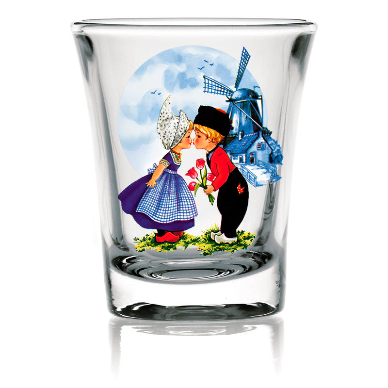 Dutch Shot Glass: Dutch Kiss Clear-SH01