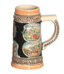 Engraved Beer Stein German Landmarks Ceramic-ST02