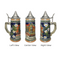 Munchen Oktoberfest Beer Stein with metal lid