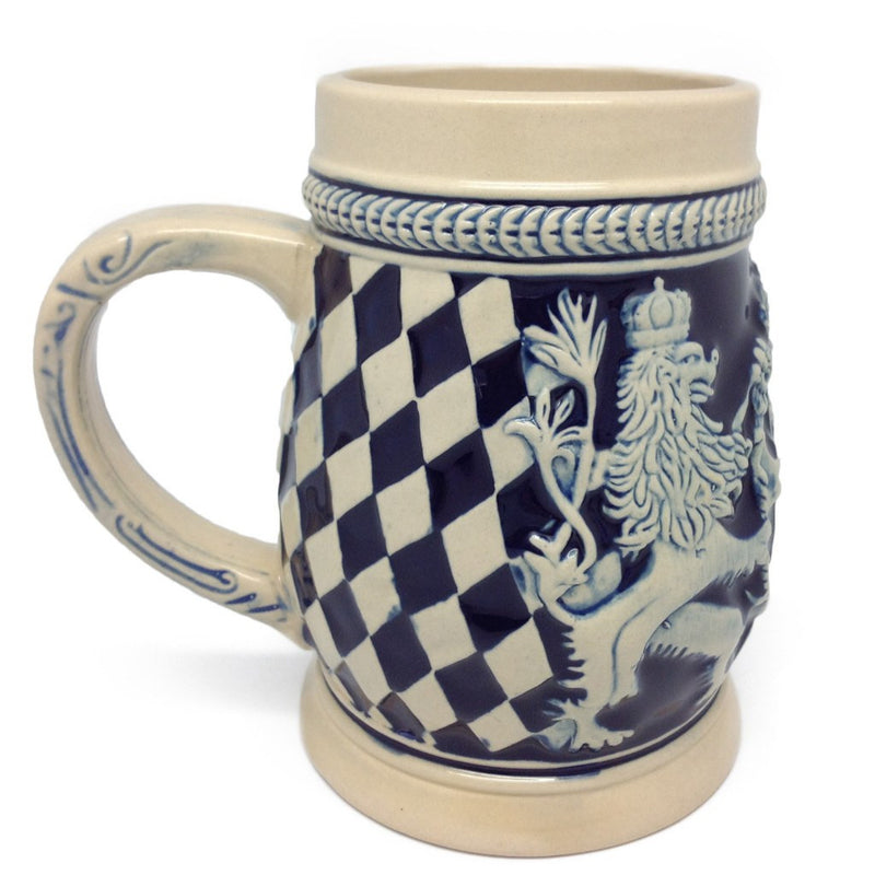 Bayern Coat of Arms Ceramic Beer Stein no/Lid - GermanGiftOutlet.com
 - 3