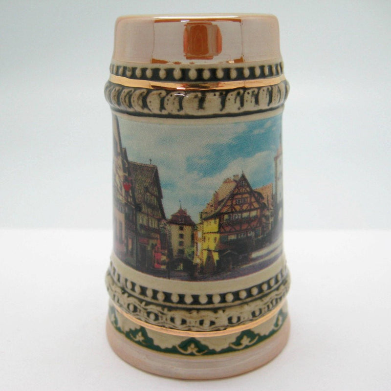 Ceramic Beer Stein German Village Scene Shot - GermanGiftOutlet.com
 - 2