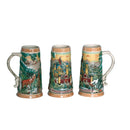 German Stein Ludwig's Castle Engraved no/Lid-ST02
