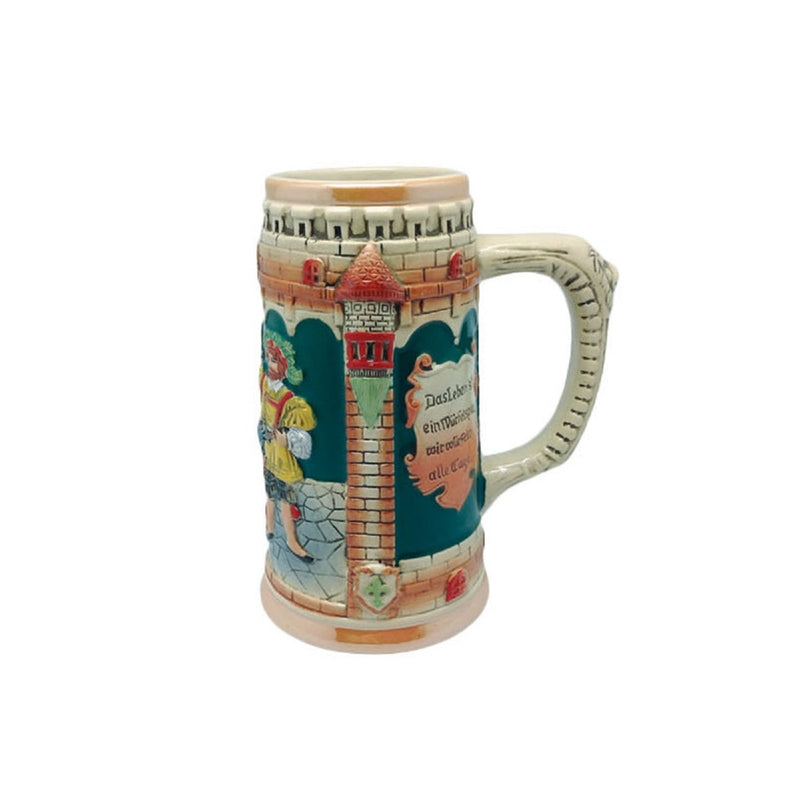 German Castle Engraved Beer Stein without Lid-ST02