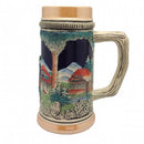 German Beer Stein Clock & Waterwheel no/Lid-ST02