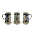 Bavarian Castle Engraved Ceramic Beer Stein no/Lid-ST02