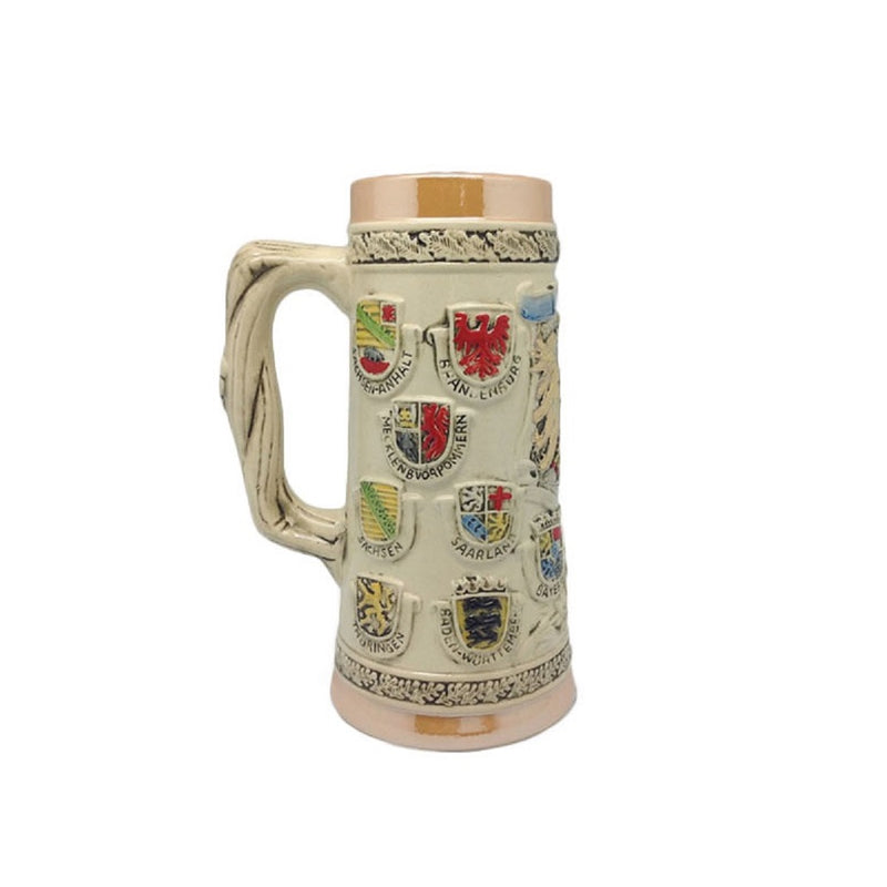 German Ceramic Stein Coat of Arms (no Lid)-ST02