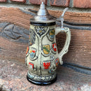 Engraved Beer Stein Edelweiss (Lid)