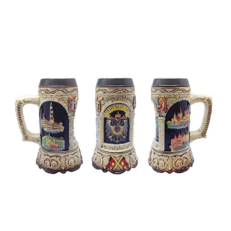 Scenic Germany Engraved Collectible Beer Stein without lid-ST02