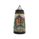 Mountain Village Beer Stein with Lid