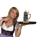 Schnitzelbank Song Collectible Custom Beer Stein .9L with Lid