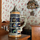 Schnitzelbank Song Collectible Custom Beer Stein .9L with Lid