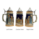 German Village Beer Stein with Lid